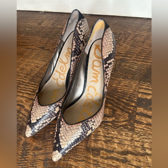 Sam Edelman Shoes - Sam Edelman Hazel Snakeskin Stiletto Heels Pump Size 10M